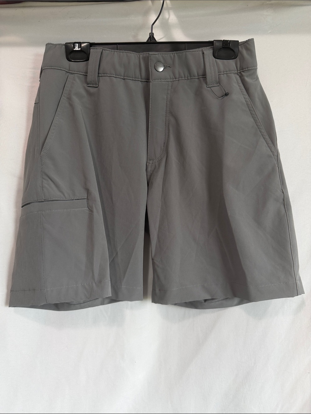Men's Gray Active Cargo Shorts - Lightweight Performance